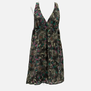 Flounce TBD Silk Racerback Sleeveless Dress - Size Large